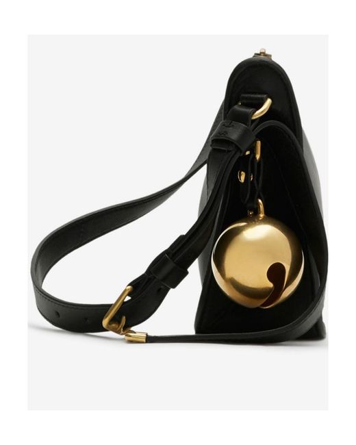 Burberry Black Shield Zipped Shoulder Bag