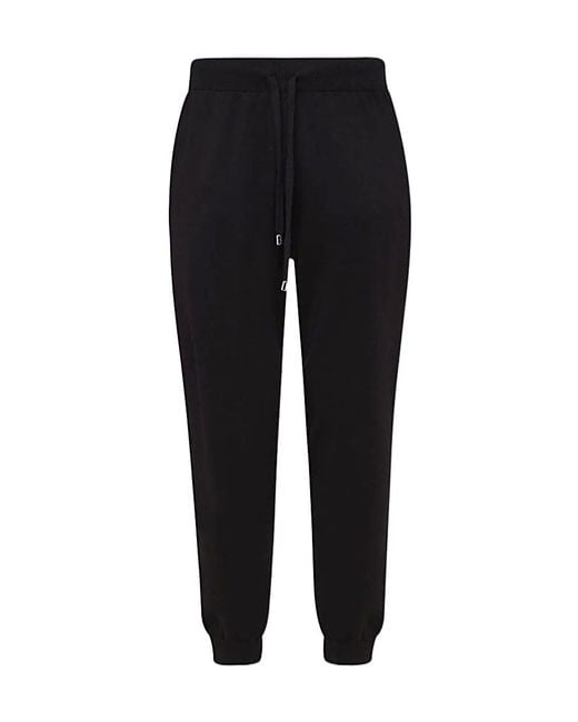 Malo Black Drawstring Lounge Pants for men