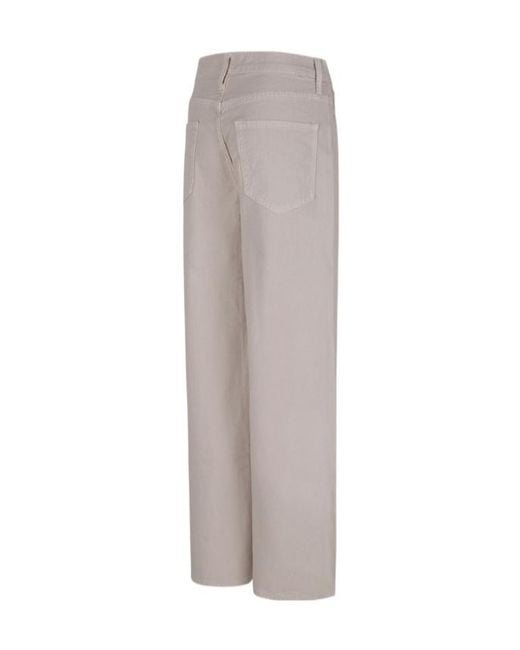 Mother Gray Wide Leg Jeans