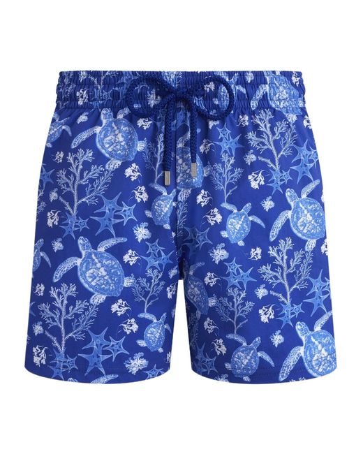 Vilebrequin Blue X-Ray Turtles Swim Shorts for men