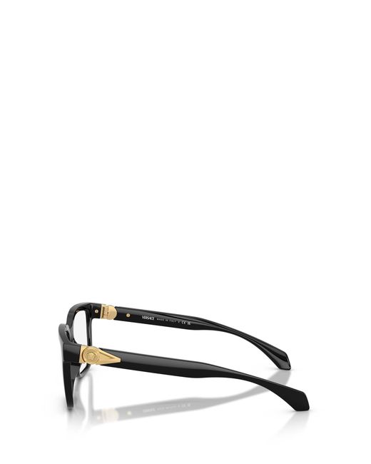 Versace White Medusa-Embellishment Square-Frame Glasses for men