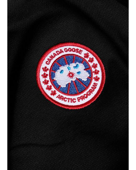 Canada Goose Black Hybridge Huron Hooded Shell And Cotton Jacket for men