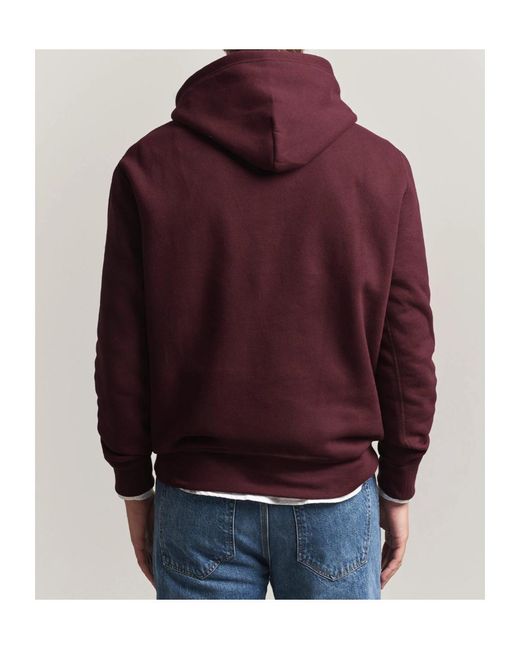 Polo Ralph Lauren Red Drawstring Hoodie for men