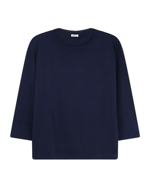 Aspesi Blue Long-Sleeve Top