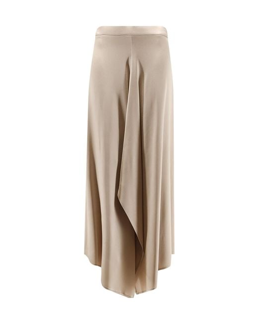 Alysi Natural Asymmetric Flared Skirt
