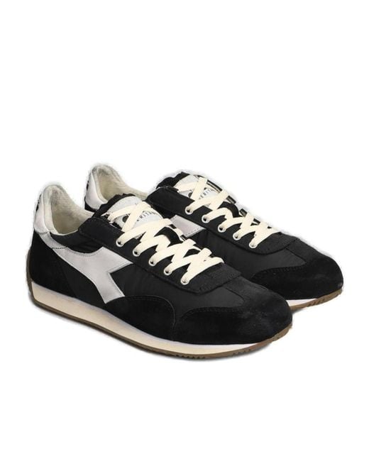 Diadora Black Equipe Vela Sneakers for men