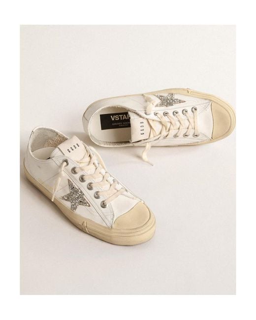 Golden Goose Deluxe Brand Natural Lace-Up Sneakers