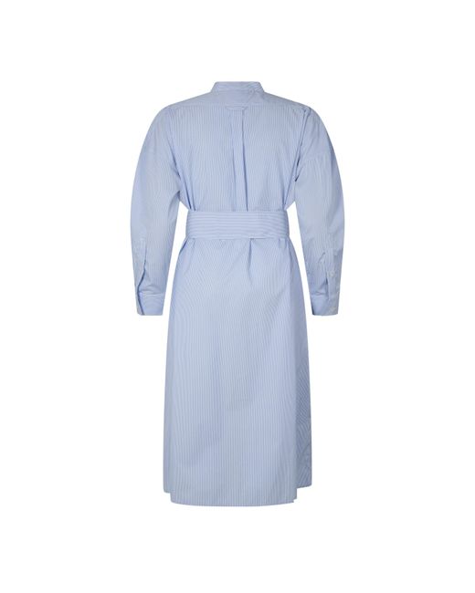 Bottega Veneta Blue Exquisitely Tailored Dress