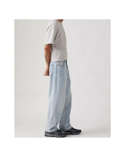Levi's Blue Belt-Loop Jeans for men