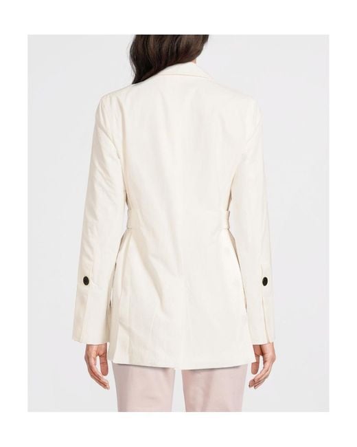 Proenza Schouler White Long-Sleeved Suit Jacket