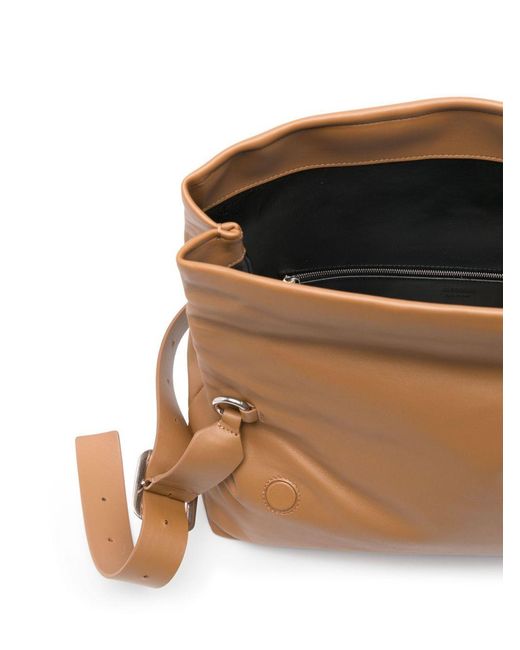 Jil Sander Multicolor Medium Rollup Shoulder Bag