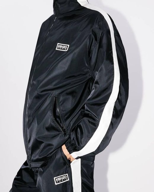 KENZO Blue Zipped Track Jacket for men