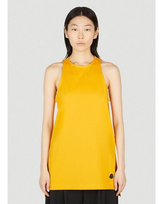 Moncler Yellow X Alicia Keys Sleeveless Tank Top