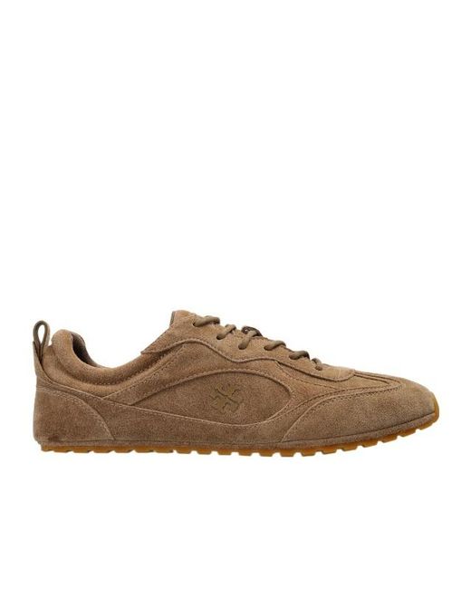 Tory Burch Brown Field Low-Top Sneakers