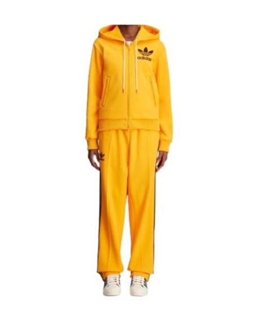 Adidas by Wales Bonner Yellow Adidas Originals X Wales Bonner Track Hoodie for men