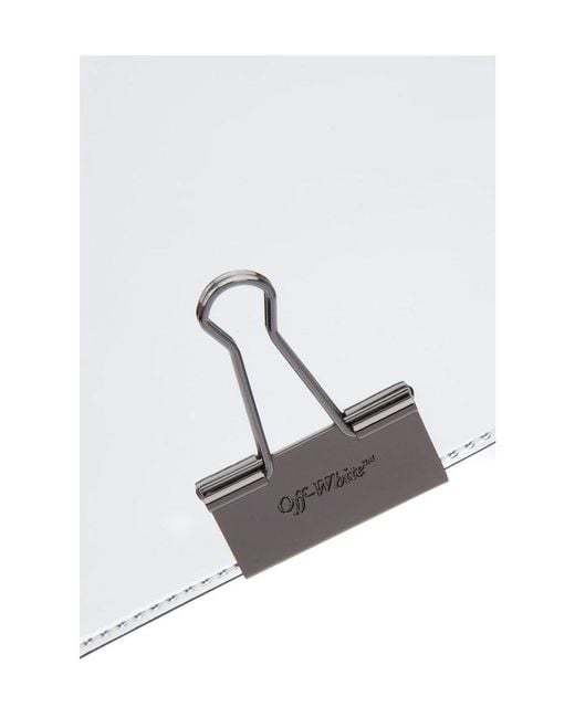 Off-White c/o Virgil Abloh White Metal Mirror Mini Shoulder Bag