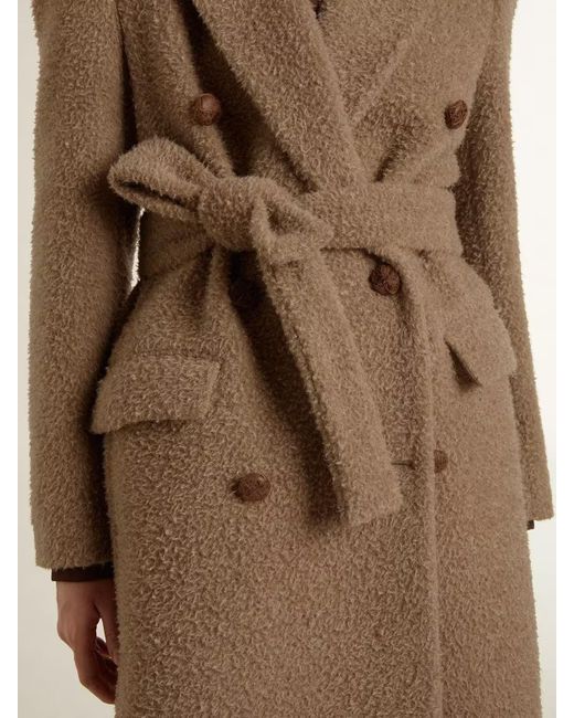 Golden Goose Deluxe Brand Brown Double Breasted Belted Coat