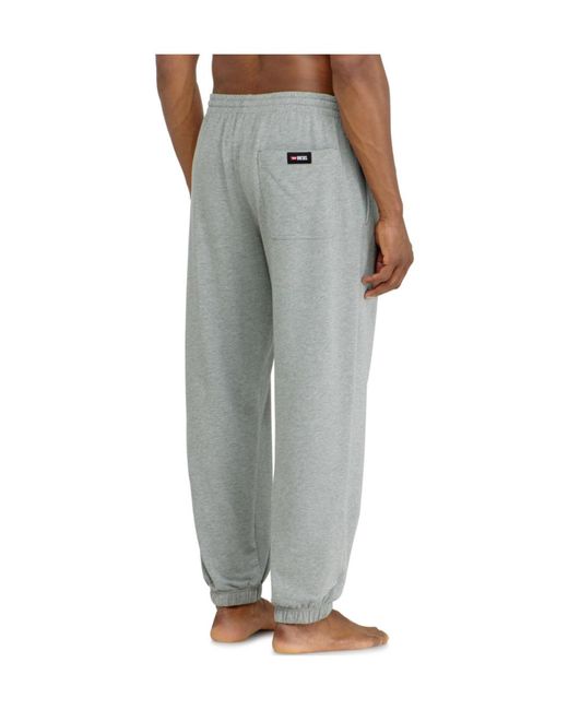 DIESEL Gray Lenny-D-Core Track Pants for men