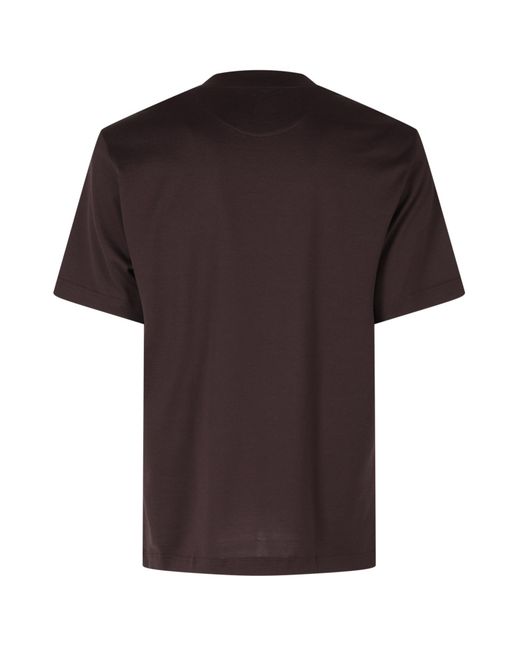 Eleventy Black Short-Sleeved T-Shirt for men