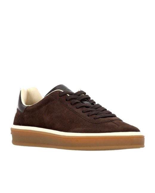 Loro Piana Brown Tennis Walk German Army Trainers
