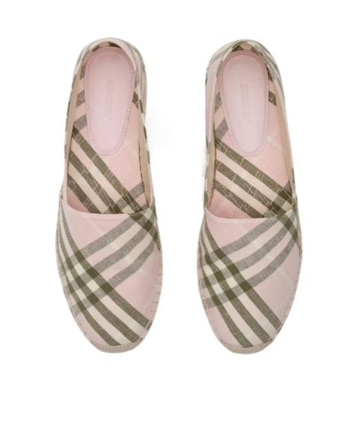 Burberry Natural Check Mews Espadrilles