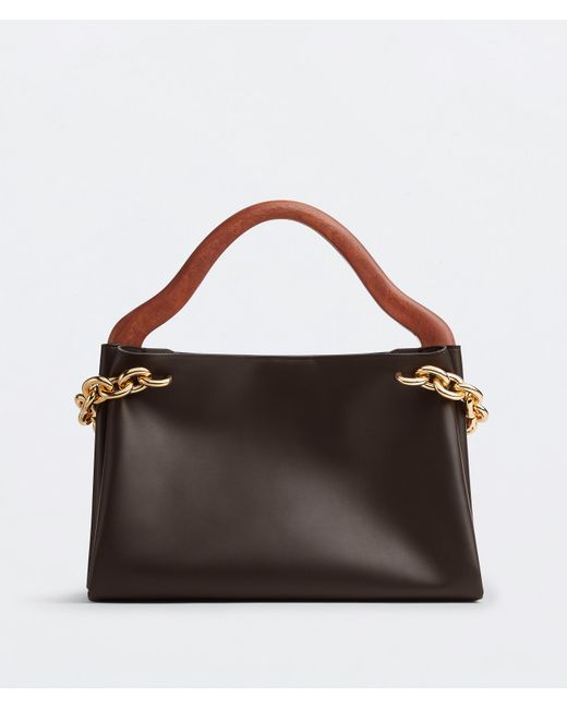 Bottega Veneta Brown Chain-Link Detail Tote Bag