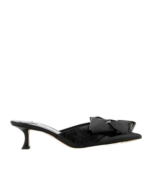 Jimmy Choo Black Staz 50 Mules