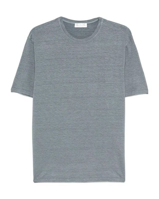 Roberto Collina Gray Crew-Neck T-Shirt for men