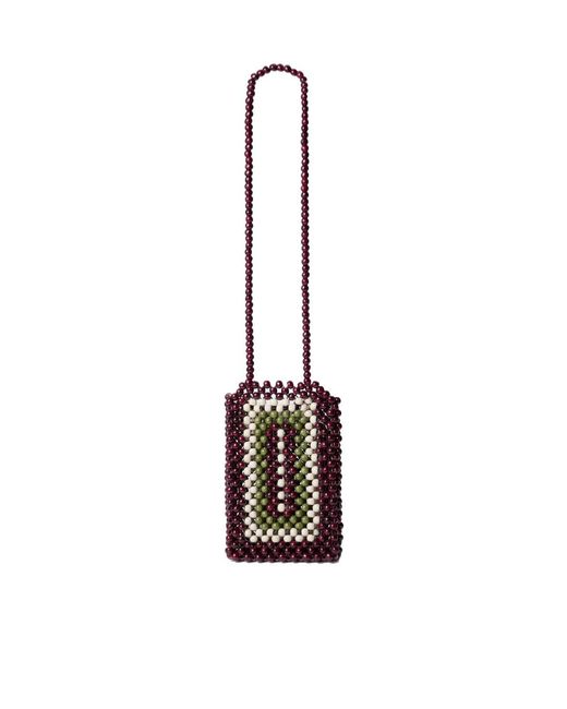 Lemaire White Small Taxi Shoulder Bag