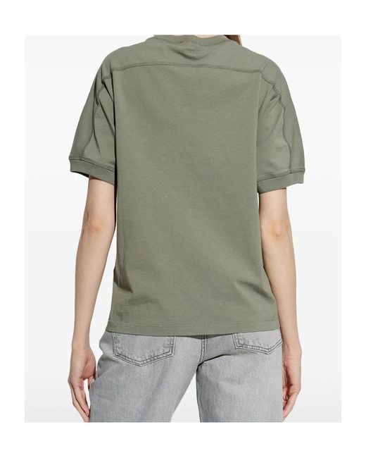 Anine Bing Green Graphic T-Shirt