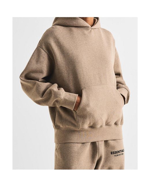 Fear Of God Natural Logo Hoodie