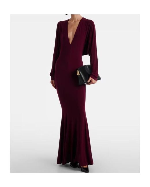 Norma Kamali Flared Gown