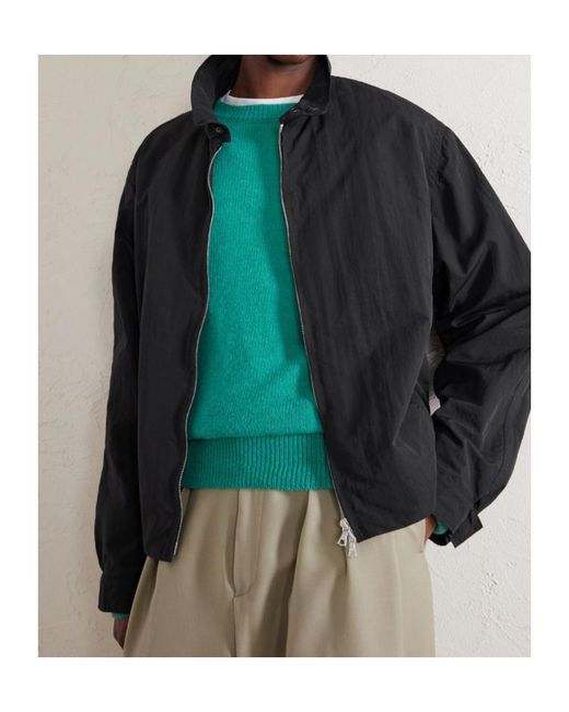 Dries Van Noten Black Zipped Jacket for men