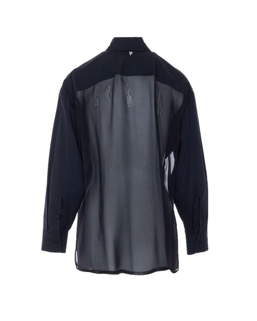 Dondup Blue Buttoned Shirt