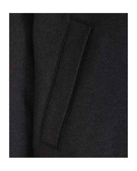 Auralee Blue Quilted High-Neck Jacket for men