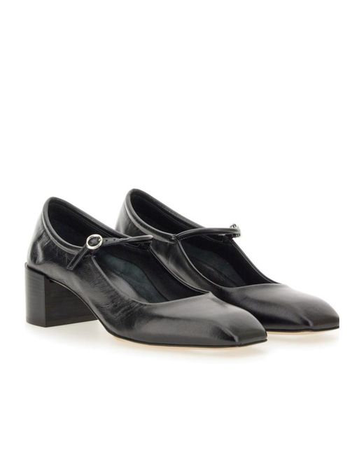Aeyde Black Aline Mary Jane Pumps