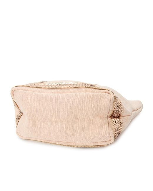 Vanessa Bruno Natural Sequined Shoulder Bag
