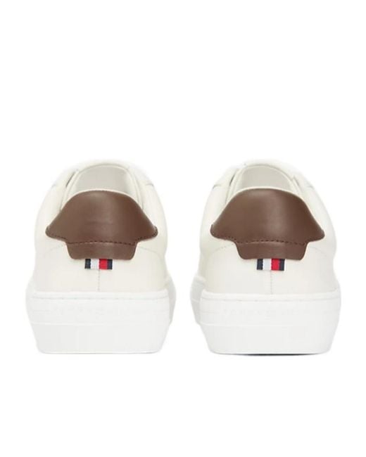 Tommy Hilfiger Natural Round-Toe Sneakers for men