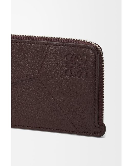 Loewe Purple Zippered Card Holder for men