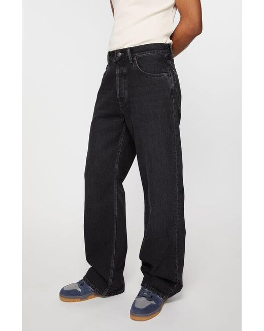 Acne Blue Loose Fit Jeans for men