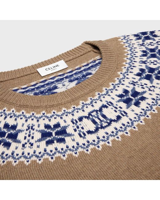 Céline Natural Crew Neck Sweater