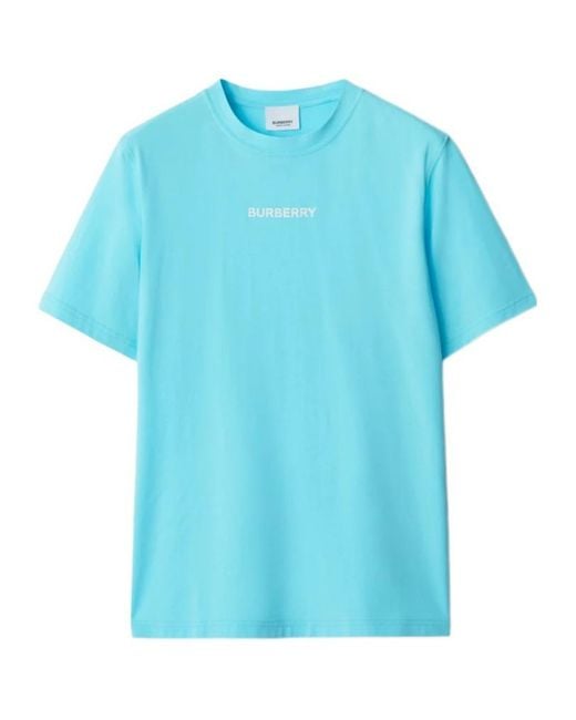 Burberry Blue Short-Sleeved T-Shirt
