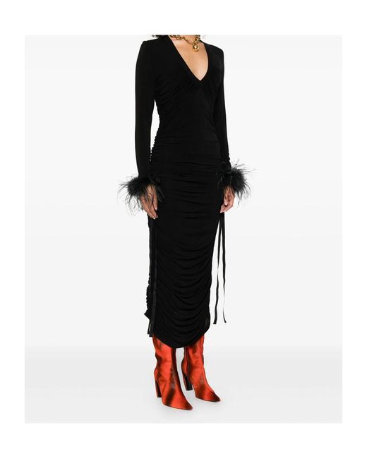 Pinko Black Midi Dress