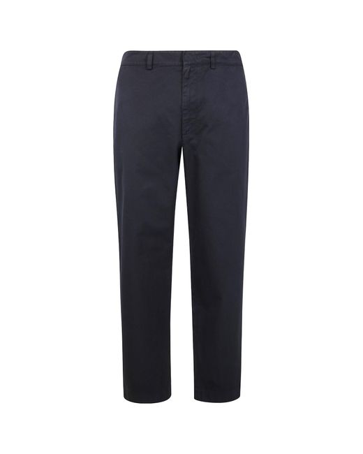 Department 5 Blue Cotton Trousers for men