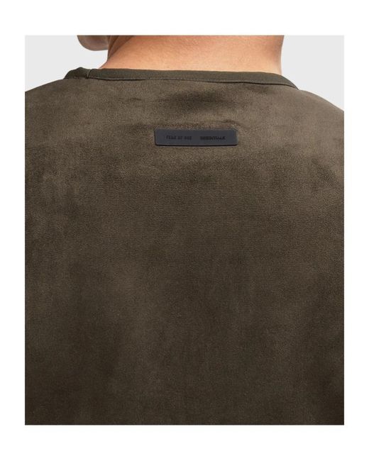 Fear Of God Green Crew Neck Sweatshirt for men