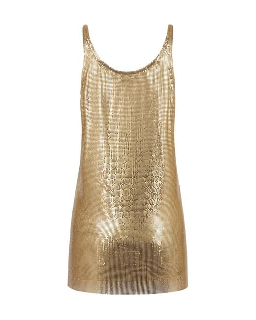 Rabanne Natural Mesh Tank Top