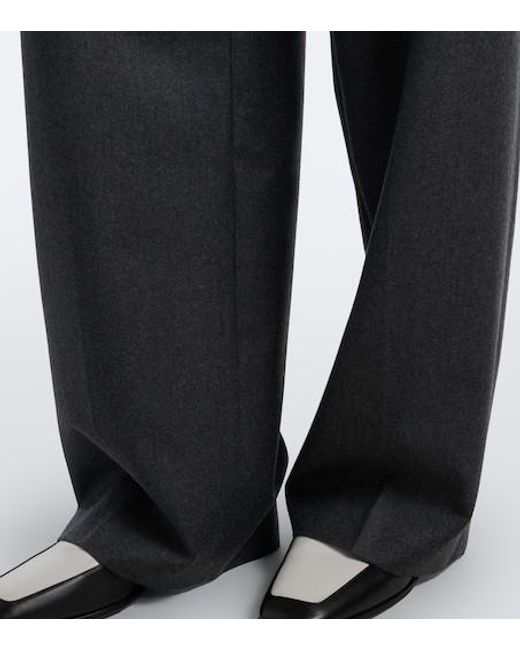 Rohe Blue Wide-Leg Casual Trousers