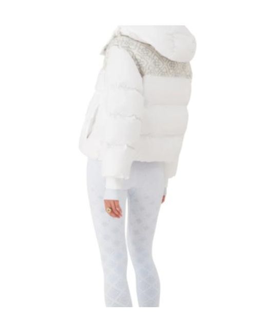 Casablanca White Ski Ripstop Down Puffer Jacket