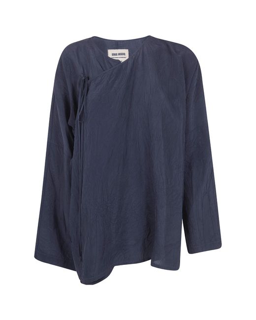 Uma Wang Blue 'Tanesha' Blouse