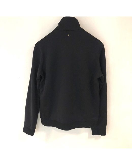 Valentino Black Vltn Zippered Pilot Casual Jacket for men